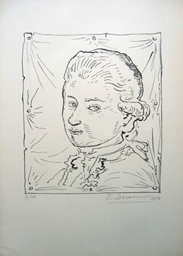 Eugene Berman - Mozartiana - 1956 lithograph